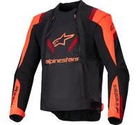 Alpinestars T-Stunt Air Jacket Noir/rouge fluo/rouge foncé Taille Sm