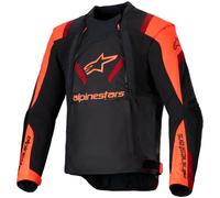 Alpinestars T-Stunt Air, veste en textile 4XL Noir/Rouge Néon/Rouge Foncé Noir/Rouge Néon/Rouge Foncé