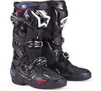 Alpinestars Tech 10 Enduro Bottes de motocross, noir-blanc, taille 40 41 pour homme
