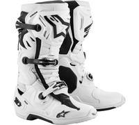 Alpinestars Tech 10 Supervented, bottes 12 US Blanc Blanc