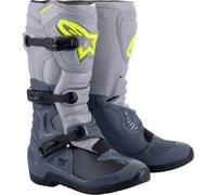 Alpinestars Tech 3 Bottes motocross, Gris clair/gris foncé, Taille 10 (44,5)