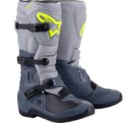 Alpinestars Tech 3 Bottes motocross, Gris clair/gris foncé, Taille 8 (42)