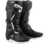 Alpinestars Tech 3 Enduro, bottes imperméables 8 US Noir/Blanc Noir/Blanc
