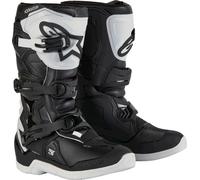 Alpinestars Tech 3S, bottes jeunes 5 US Noir/Blanc Noir/Blanc