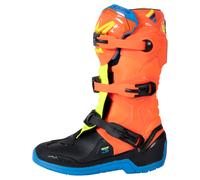 alpinestars Tech 3S Enfants bottes Orange néon/Jaune/Bleu/Noir 5 unisex