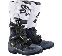 Alpinestars Tech 5 Bottes de motocross, Noir/Gris/Blanc, Taille 12 (47)