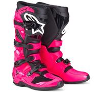 Alpinestars Tech 7, bottes 8 US Fuchsia/Noir/Blanc Fuchsia/Noir/Blanc
