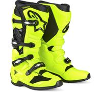 alpinestars Tech 7 Bottes de motocross Jaune néon/Noir 10 homme