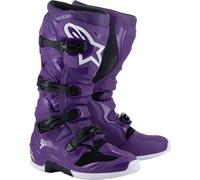 Alpinestars Tech 7 Bottes de motocross, pourpre, taille 40 41 pour homme