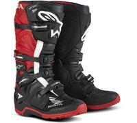Alpinestars Tech 7 Enduro Drystar Honda S23, bottes imperméables 9 US Noir/Rouge Clair Noir/Rouge Clair