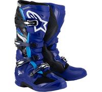Alpinestars Tech 7 Yamaha, bottes 12 US Bleu/Noir/Blanc Bleu/Noir/Blanc