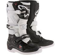 Alpinestars Tech 7S Bottes de motocross pour les jeunes, Noir/Blanc, Taille 37