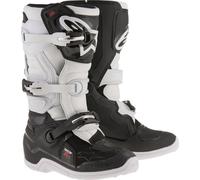 Alpinestars Tech 7S Jeunesse/Enfants Bottes Motocross Enduro Noir/Blanc