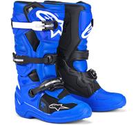 Alpinestars Tech 7S S25, bottes jeunes 7 US Bleu/Noir/Blanc Bleu/Noir/Blanc
