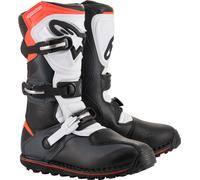 Alpinestars Tech-T Bottes de moto, noir-blanc-rouge, taille 44 45