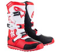 Alpinestars Tech-T Bottes de moto, blanc-rouge, taille 40 41