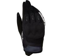 Alpinestars Techdura Gants de motocross, Noir/Blanc, Taille M