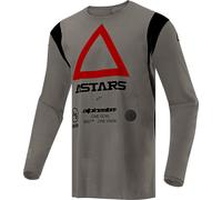 Alpinestars Techdura Maillot de motocross, taupe, Taille XXL