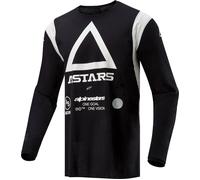 Alpinestars Techdura, maillot XL Noir/Blanc Noir/Blanc