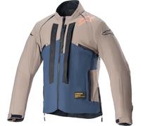 Alpinestars Techdura, veste textile imperméable XXL Marron/Bleu Marron/Bleu