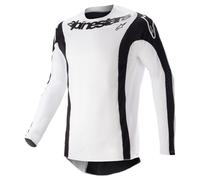 alpinestars Techstar Arch Maillot MX Blanc/Noir L homme