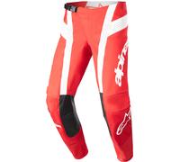 Alpinestars Techstar Arch Pantalon de motocross, Rouge/Blanc, Taille 34
