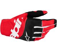 Alpinestars Techstar Gants de motocross, noir-rouge, taille S pour homme