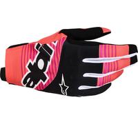 Alpinestars Techstar Gants de motocross, Orange/Noir, Taille XL