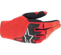 Alpinestars Techstar Gants de motocross, Rouge/Noir, Taille 2XL