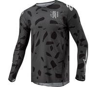 Alpinestars Techstar Graphite Maillot de motocross, multicolore, taille L pour homme