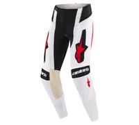 alpinestars Techstar Knif Pantalon de cross Noir/Blanc/Rouge 36 homme