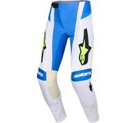 Alpinestars Techstar Knif Pantalons de motocross, bleu/jaune, Taille 32