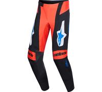 Alpinestars Techstar Knif Pantalons de motocross, Orange/Noir, Taille 30