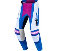 Alpinestars Techstar Maven Pantalon de motocross, noir/blanc/bleu/rouge, Taille 34
