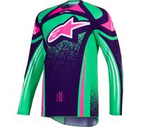 Alpinestars Techstar Nomur Maillot de motocross, violet, Taille XL