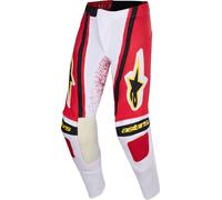 Alpinestars Techstar Nomur Pantalons de motocross, gris-rouge, taille 40 pour homme
