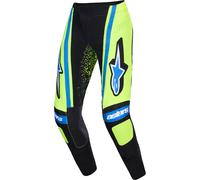 Alpinestars Techstar Nomur Pantalons de motocross, vert-bleu, taille 28 pour homme