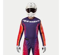Alpinestars 2024 Techstar Pneuma Jersey Chemise Course Bleu Marine Motocross MX