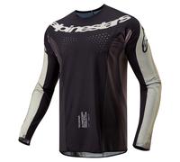 alpinestars Techstar Pneuma Maillot MX Gris/Noir L homme