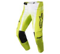 alpinestars Techstar Push Pantalon de cross Jaune/Blanc néon 34 homme