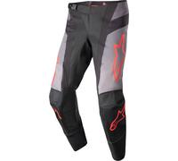Alpinestars Techstar Sein Pantalon de motocross, Noir/Gris/Rouge, Taille 30