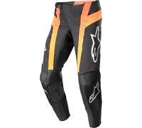 Alpinestars Techstar Sein Pantalon de motocross, noir/orange, Taille 30