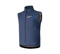 Alpinestars Techstar Softshell Gilet de motocross, bleu marine, M