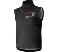 Alpinestars Techstar Softshell Gilet de motocross, noir, Taille L