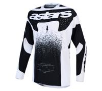 Alpinestars Maillot motocross Techstar Swan manches longues Homme Blanc/Noir Taille M