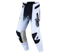 alpinestars Techstar Swan Hommes Pantalon de cross Blanc/Noir 38