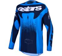 Alpinestars Techstar Swan Long Sleeve Jersey Bleu L Homme
