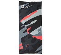 Alpinestars Tour de cou Buff Mogress – Noir/Camouflage/Rouge – Taille unique