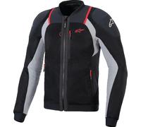 Alpinestars Troop-Air Pro Veste de protection, noir-gris-rouge, taille L pour homme