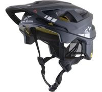 Alpinestars Vector Tech A1 Casque de vélo, noir-gris, taille S pour homme